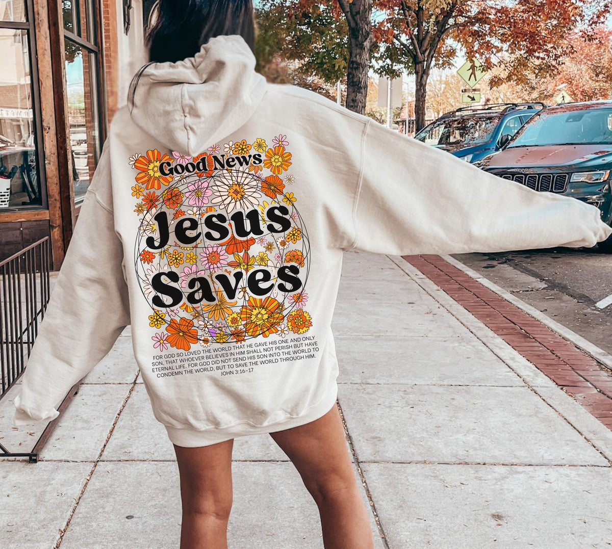 Jesus Saves Christian Hoodie