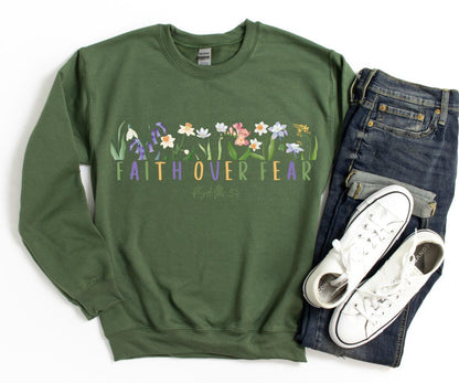 Faith Over Fear Sweatshirt V6