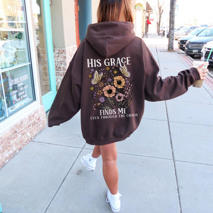 His Grace Finds Me Hoodie