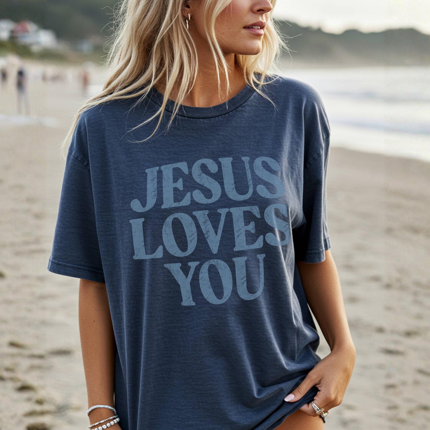 Jesus Loves You Retro Tee