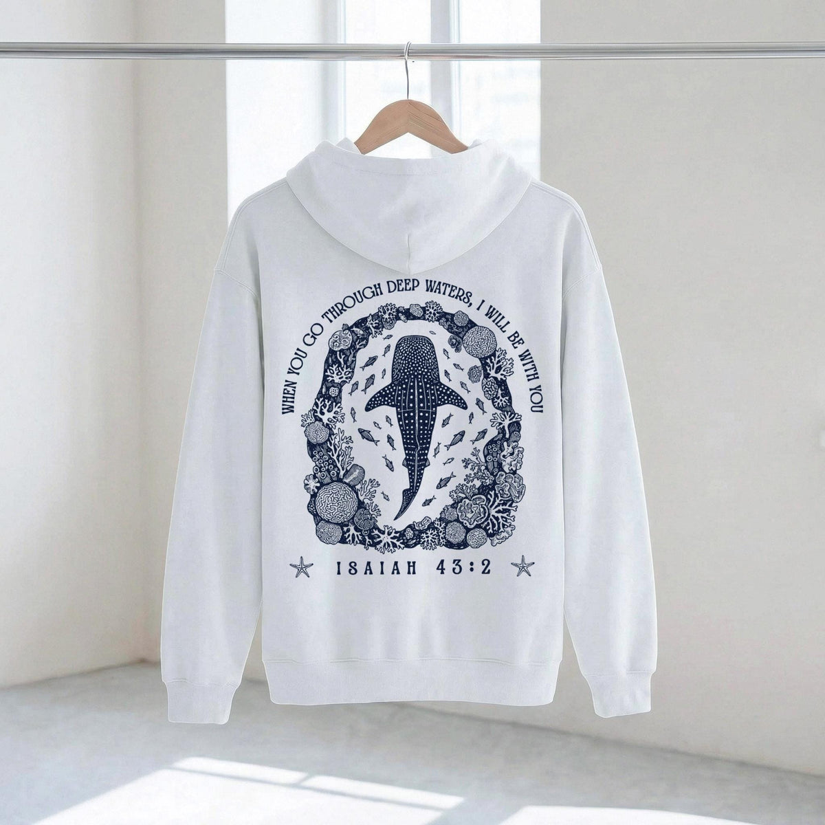 Whale Shark Christian Hoodie