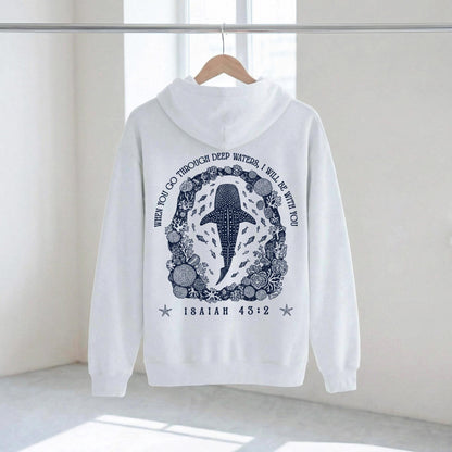 Whale Shark Christian Hoodie