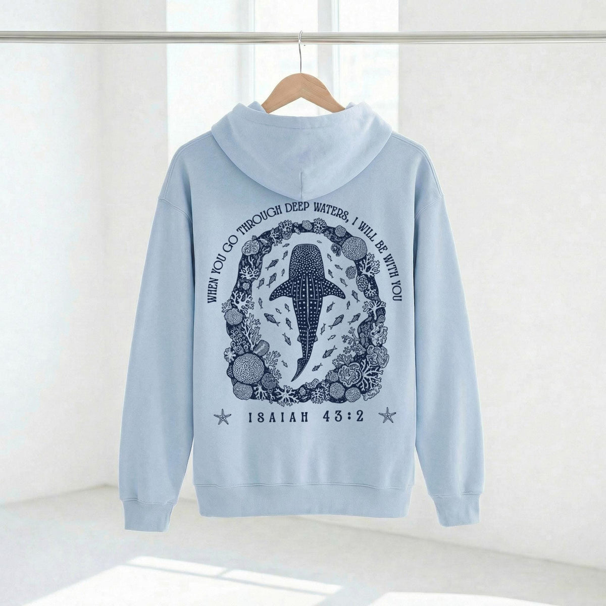 Whale Shark Christian Hoodie