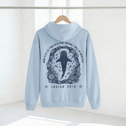 Whale Shark Christian Hoodie