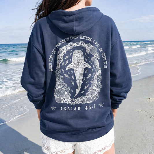 Whale Shark Christian Hoodie