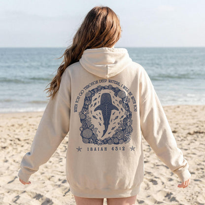 Whale Shark Christian Hoodie