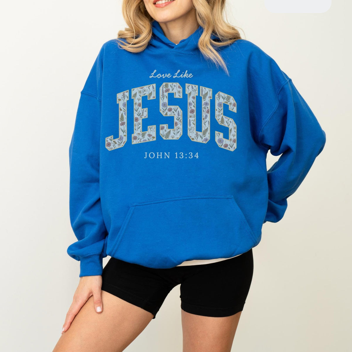 Love Like Jesus Trendy Christian Hoodie