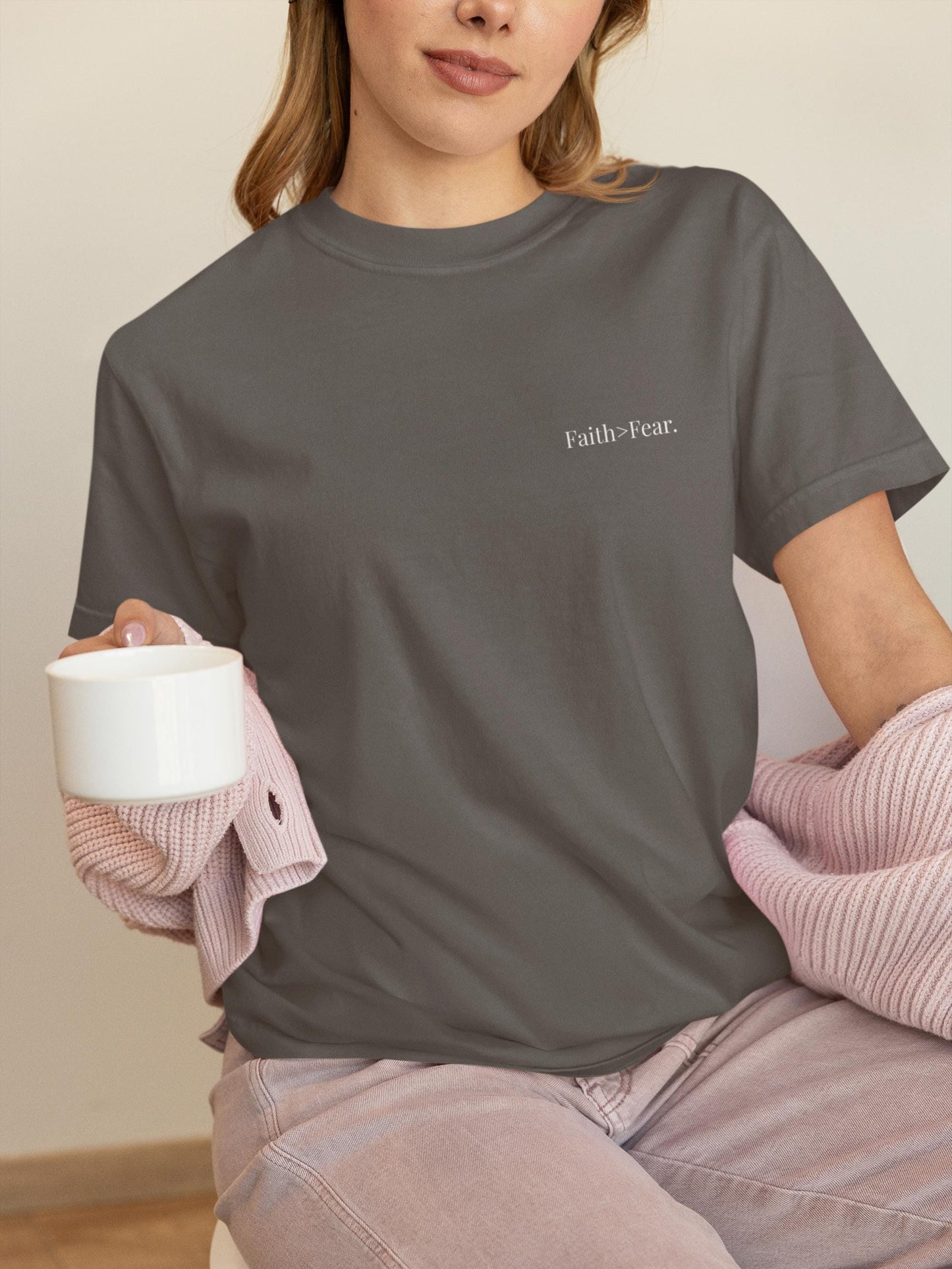 Minimal Faith Over Fear Tee