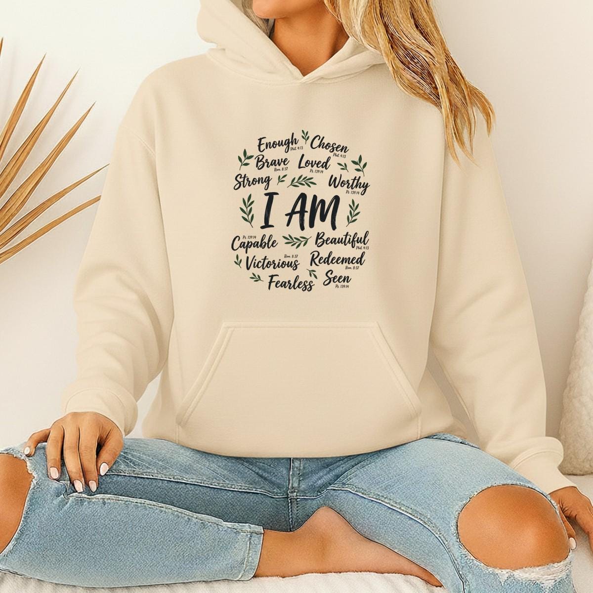 I Am Bible Verse Hoodie