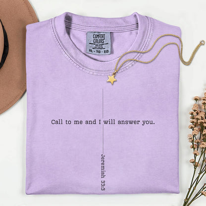 Jeremiah 33 3 Shirt