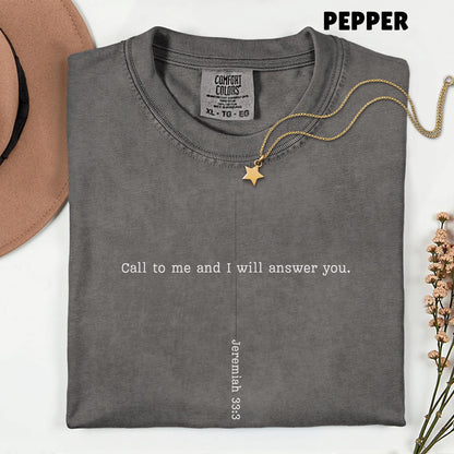Jeremiah 33 3 Shirt