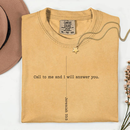 Jeremiah 33 3 Shirt