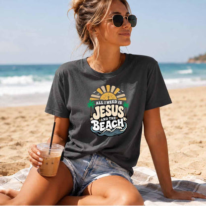 Jesus and Beach Tee