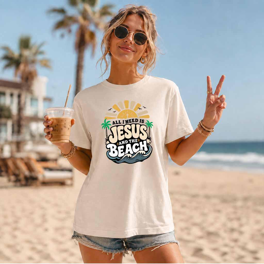 Jesus and Beach Tee