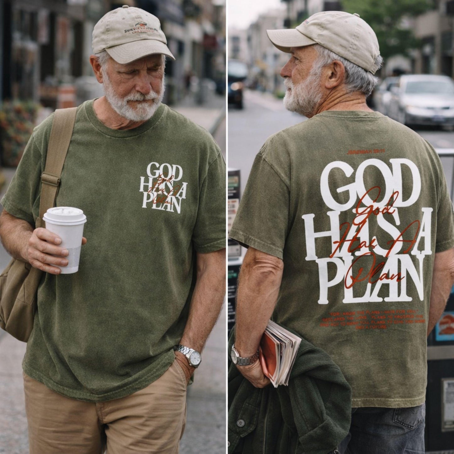 God Has A Plan Shirt Vintage Christian Tee
