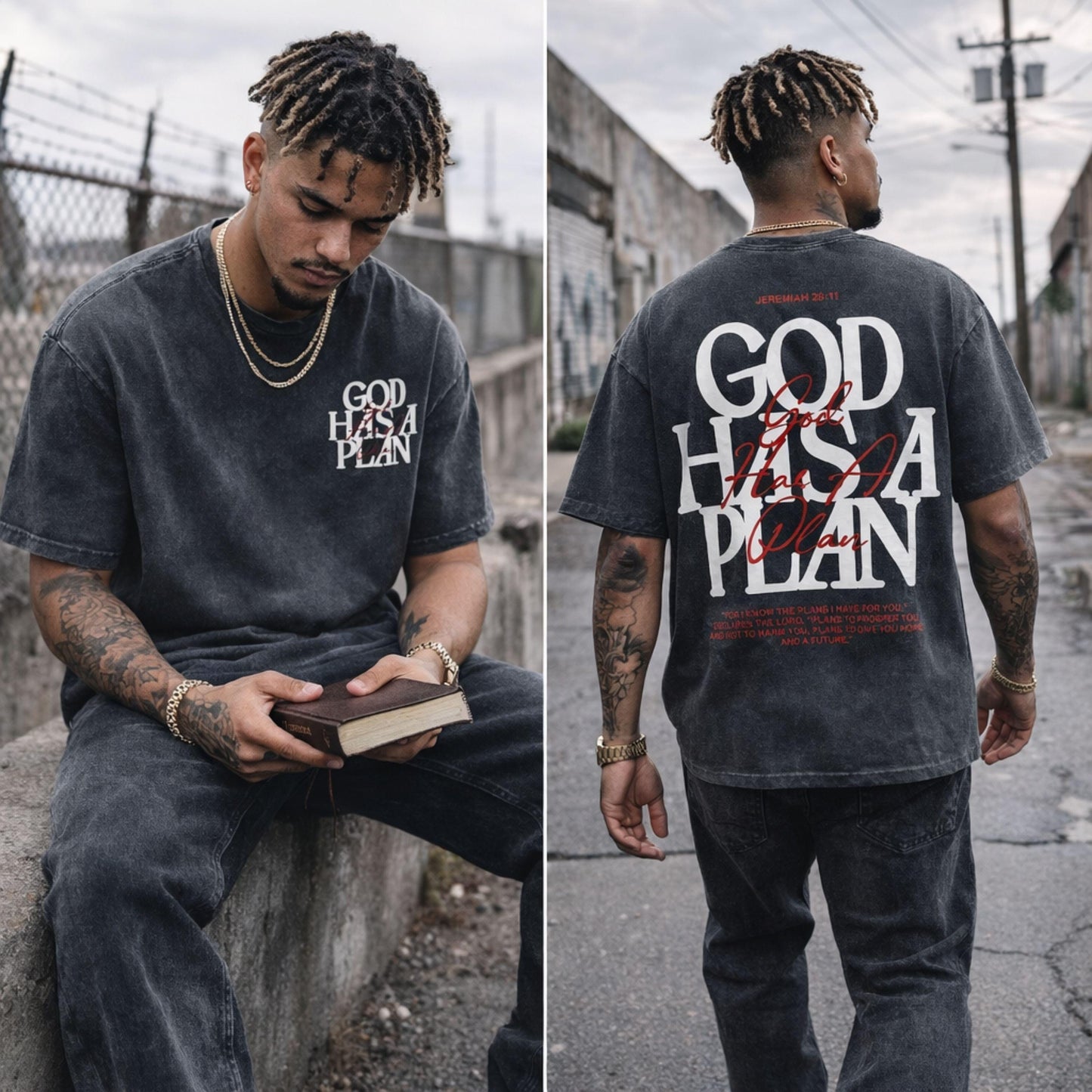 God Has A Plan Shirt Vintage Christian Tee