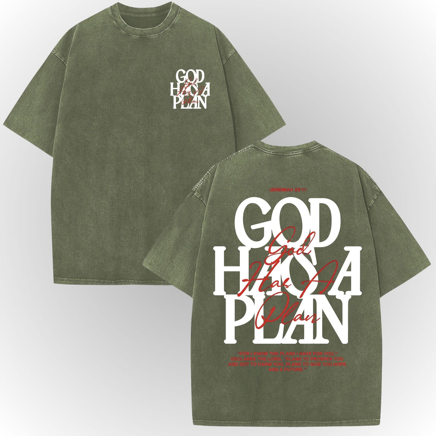 God Has A Plan Shirt Vintage Christian Tee