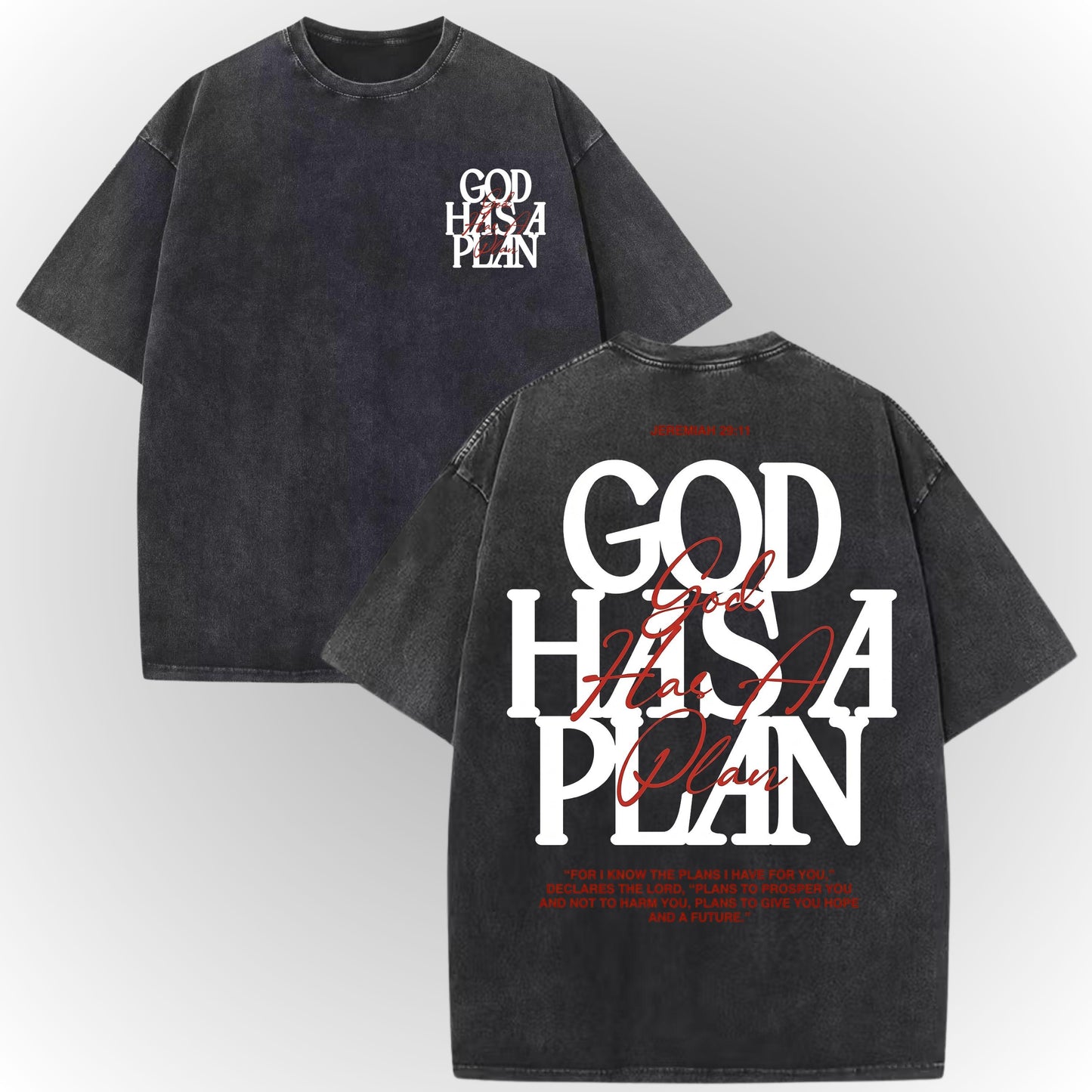 God Has A Plan Shirt Vintage Christian Tee