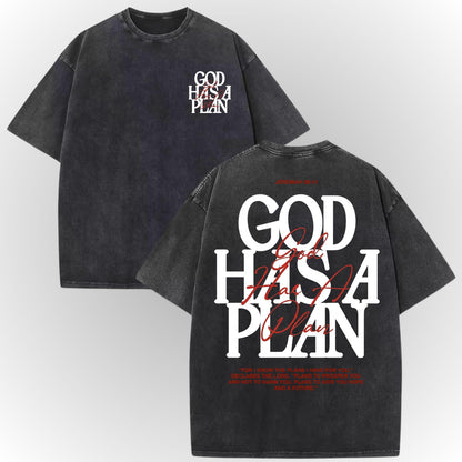 God Has A Plan Shirt Vintage Christian Tee