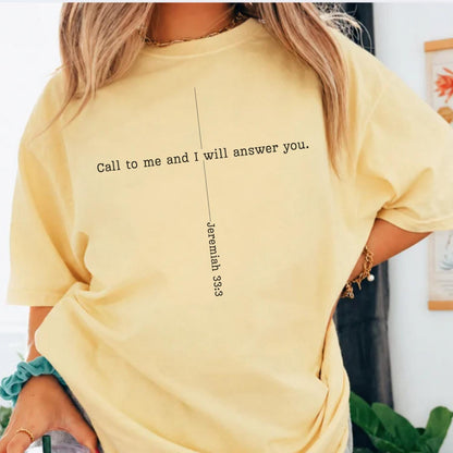 Jeremiah 33 3 Shirt