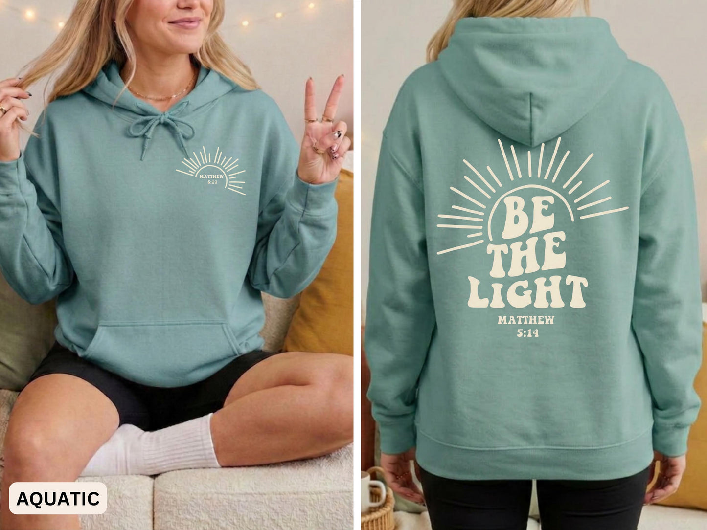 Be The Light Hoodie V16
