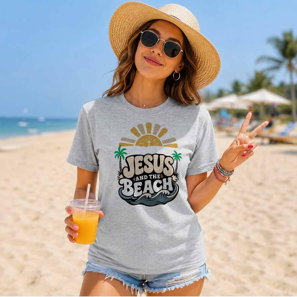 Jesus and Beach Tee