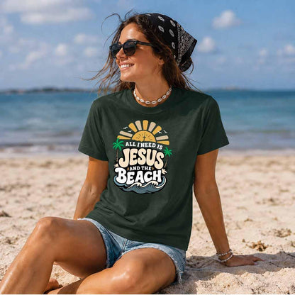Jesus and Beach Tee