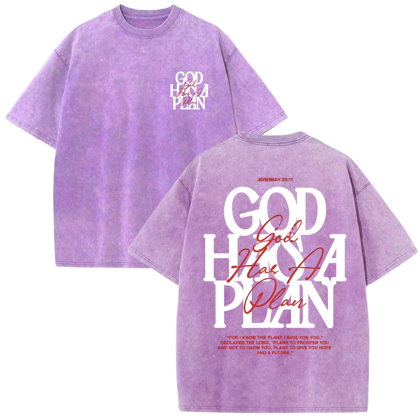 God Has A Plan Shirt Vintage Christian Tee