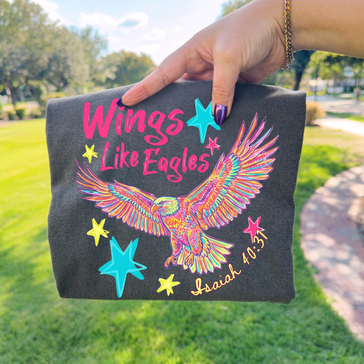 Wings Like Eagles Christian Shirt