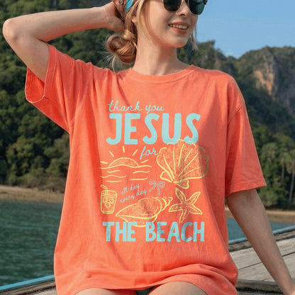 Thank You Jesus For The Beach T-Shirt