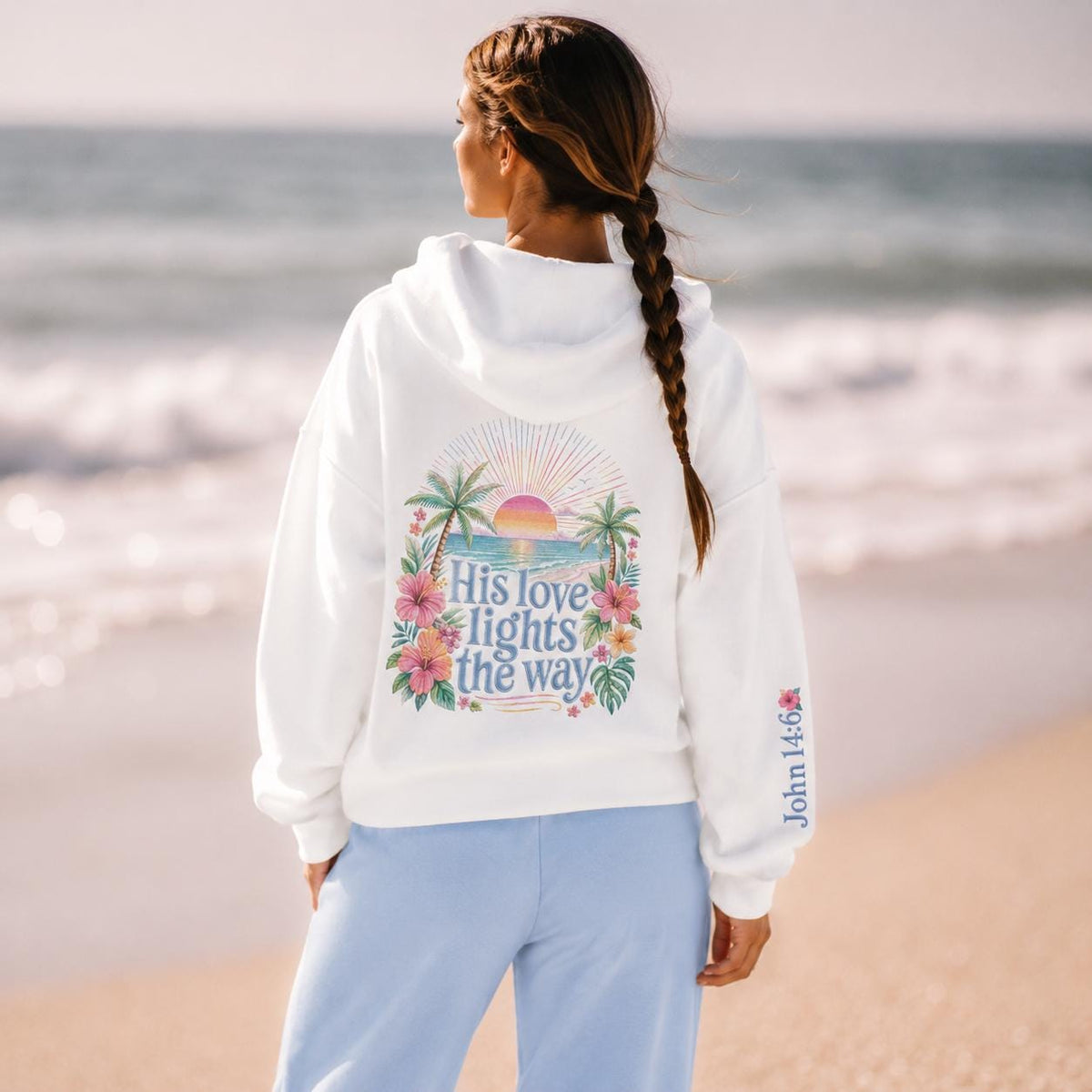 His Love Lights The Way Hoodie