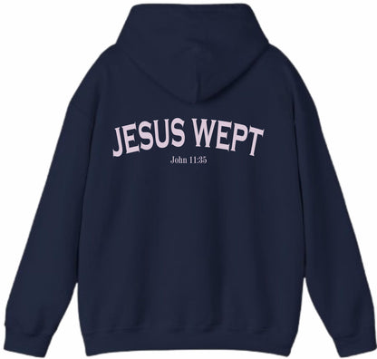 Jesus Wept Christian Hoodie