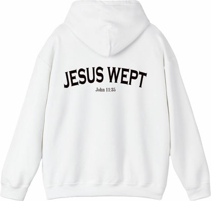 Jesus Wept Christian Hoodie