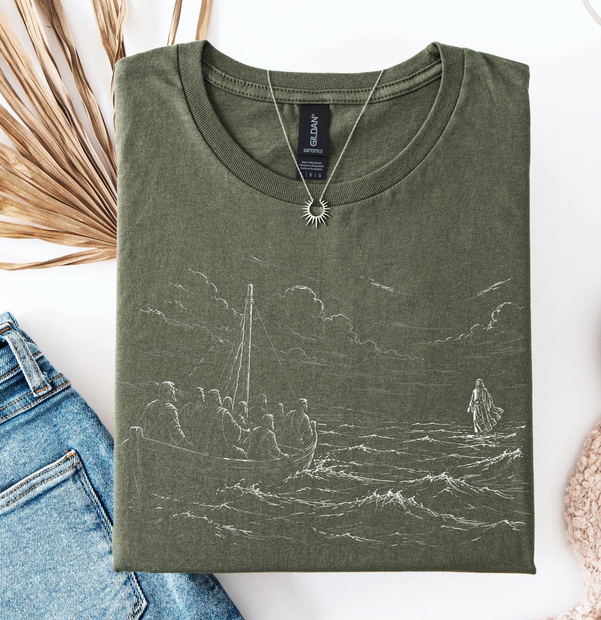 Jesus Walks On Water Shirt