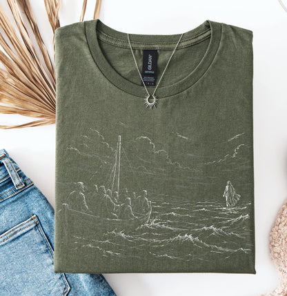 Jesus Walks On Water Shirt