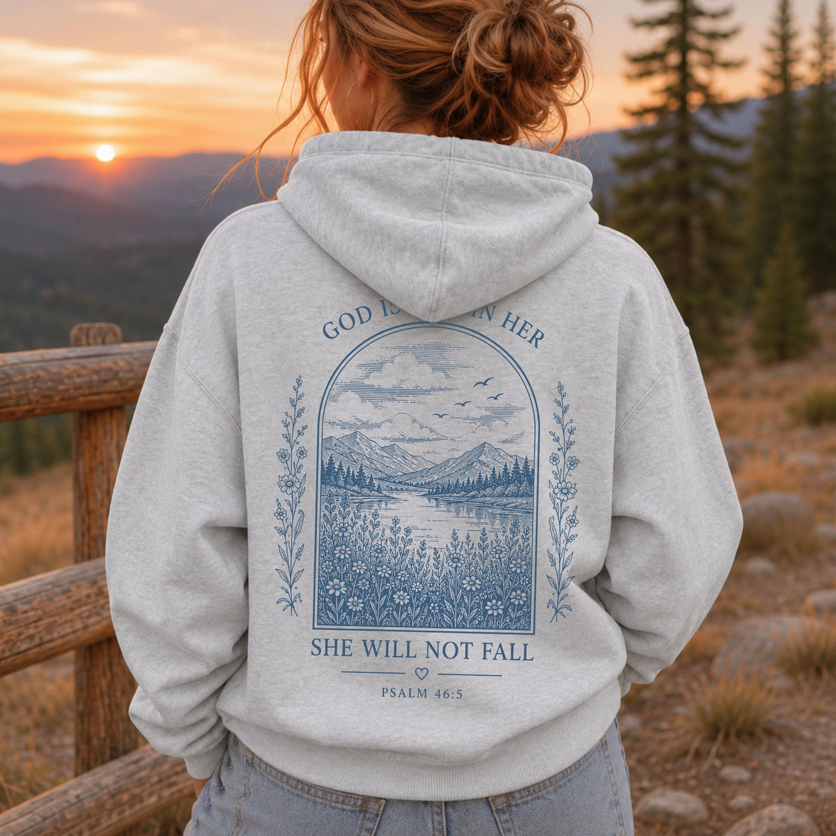 God Is Within Her Hoodie V6