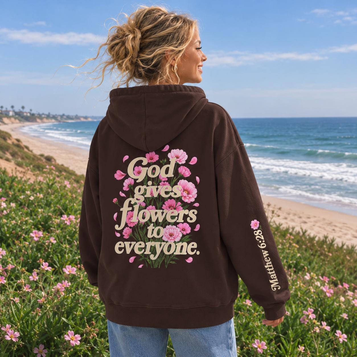 God Gives Flowers Hoodie