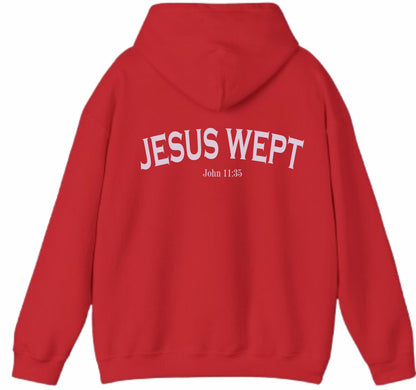 Jesus Wept Christian Hoodie
