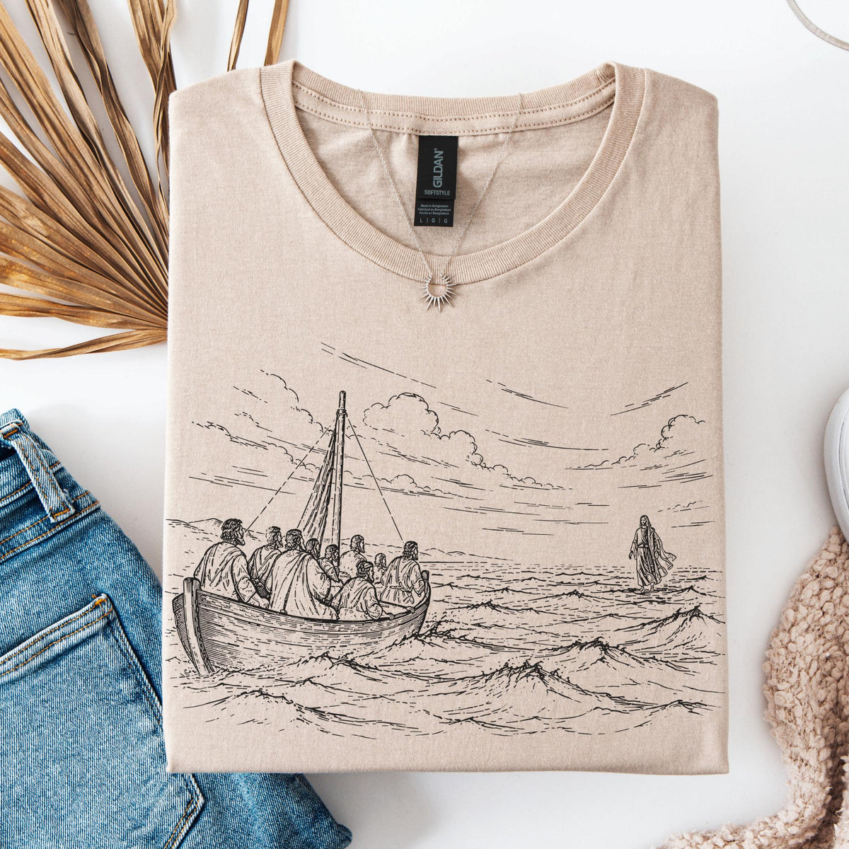 Jesus Walks On Water Shirt