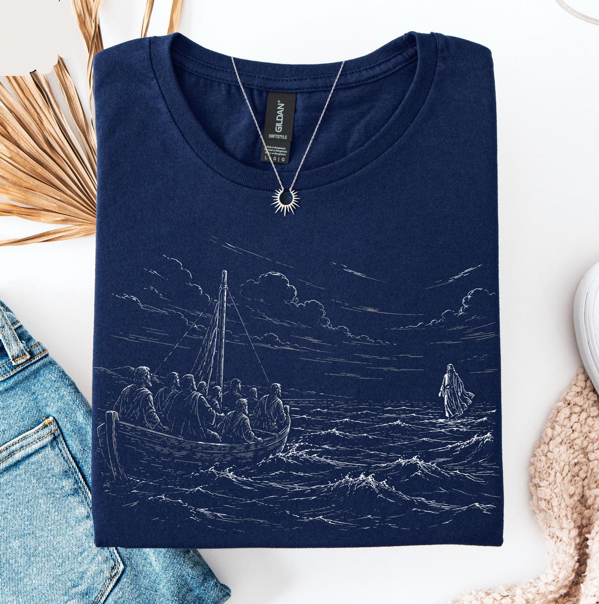 Jesus Walks On Water Shirt