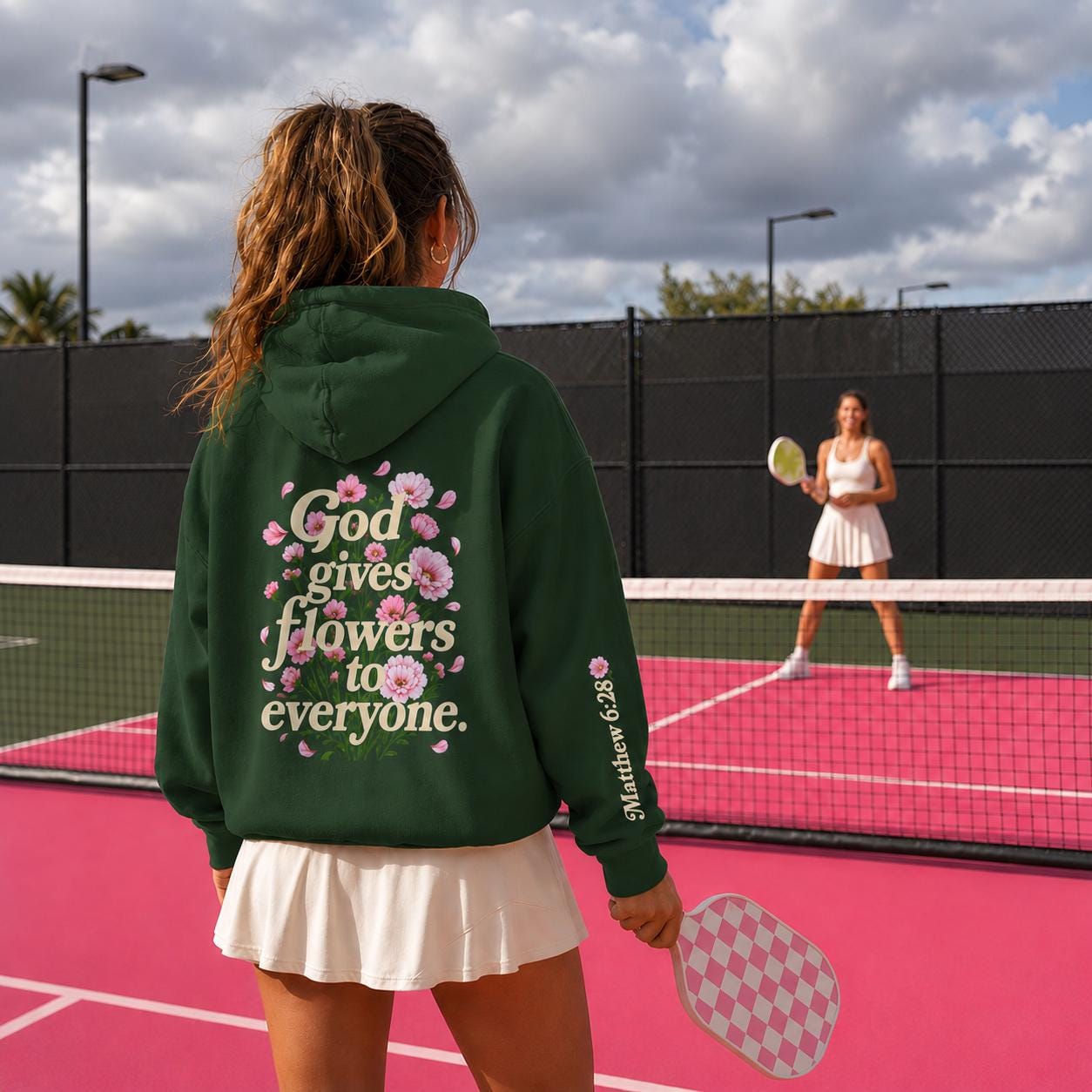 God Gives Flowers Hoodie