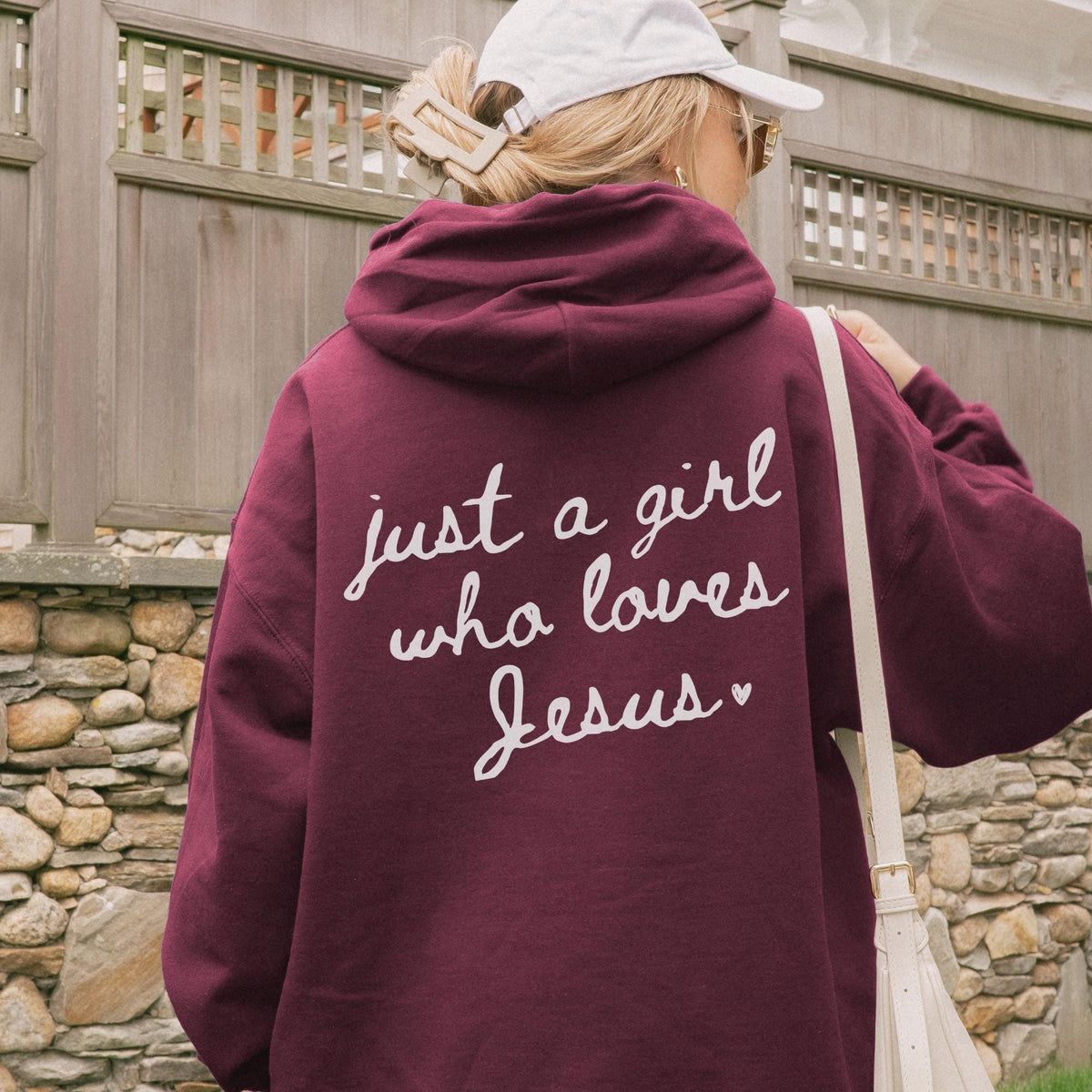 Just a Girl Who Loves Jesus Hoodie