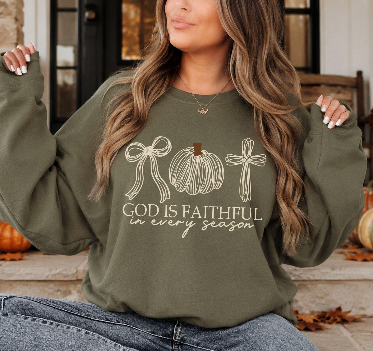 God Is Faithful Sweater V2